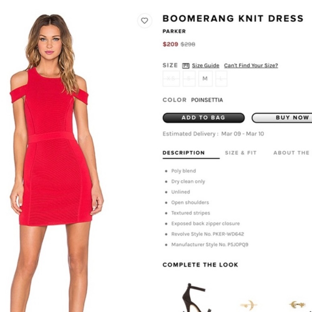 Parker Boomerang Knit Dress - Picture 5 of 5